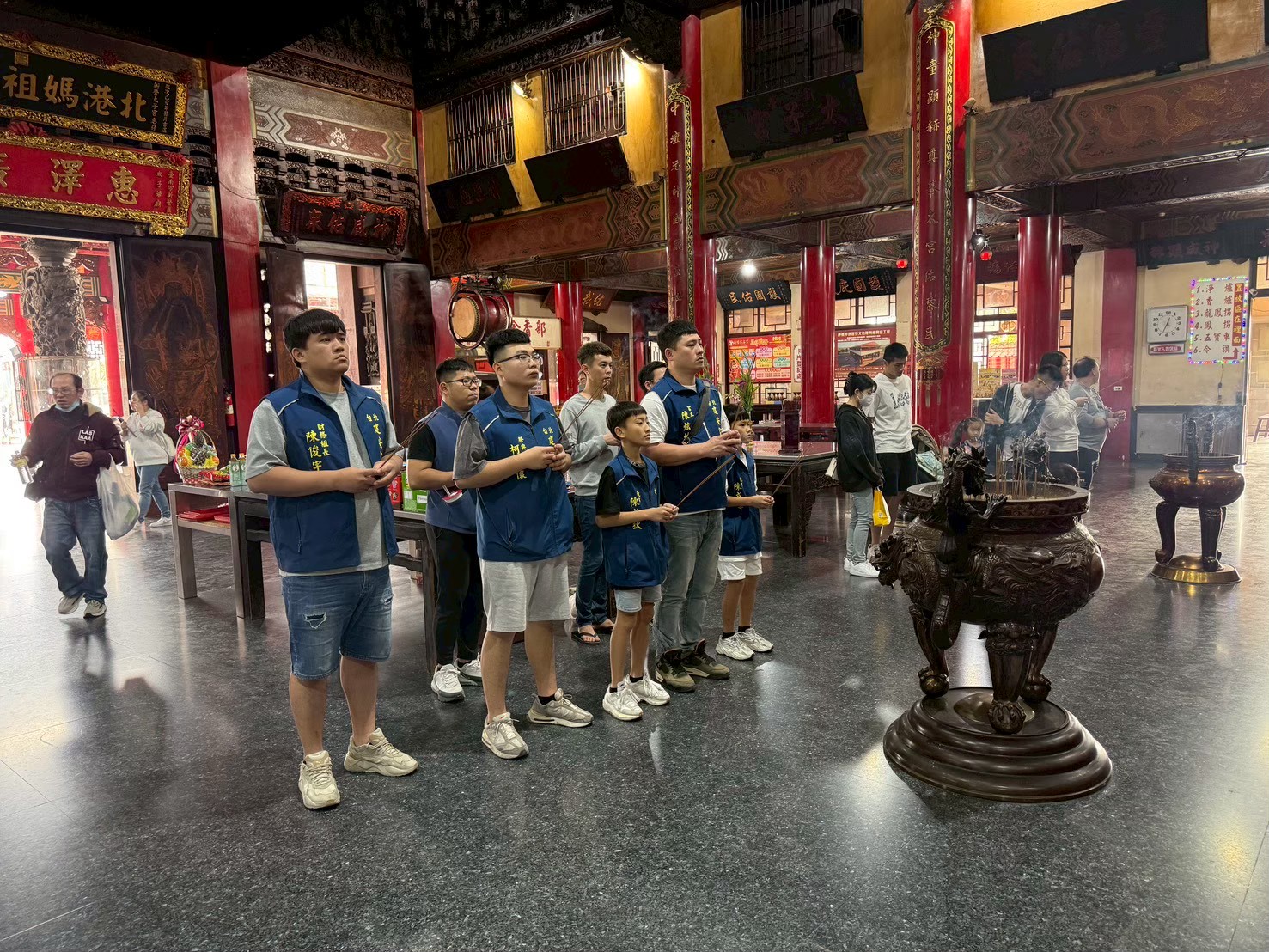 新營太子宮、笨港口港口宮送香條